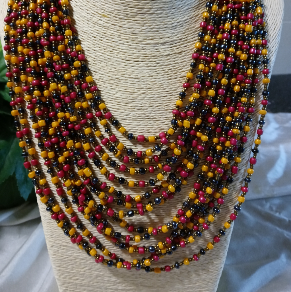 Artisanal Multi Strand Handmade Necklace, Ecuador